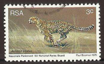 1976 SOUTH AFRICA ANIMAL CHEETAH