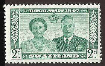 1947 SWAZILAND ROYAL VISIT
