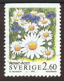 1993 SWEDEN FLOWER OXE EYE DAISY