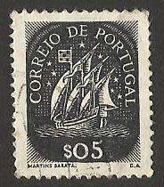 1943 PORTUGAL ANCIENT SAILING VESSEL