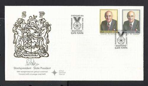 1984 SOUTH AFRICA STATE PRESIDENT