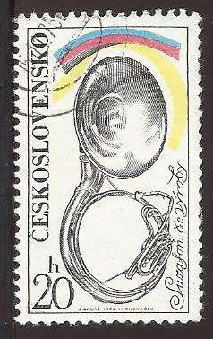 1974 CZECHOSLOVAKIA SOUSAPHONE