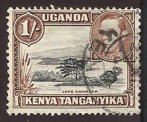 1938 KENYA UGANDA TANZANIA RIVER AND LAKE