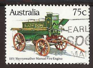 1983 AUSTRALIA OLD FIRE ENGINES