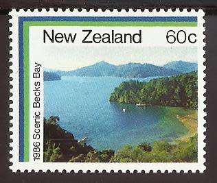 1986 NEW ZEALAND COASTAL SCENERY