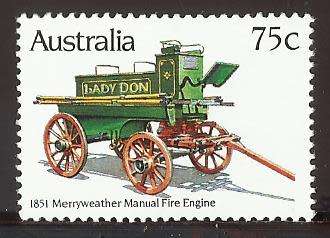 1983 AUSTRALIA OLD FIRE ENGINES