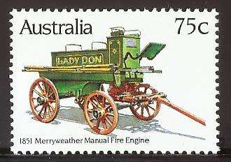 1983 AUSTRALIA OLD FIRE ENGINES