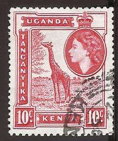 1954 KENYA UGANDA TANZANIA QUEEN ELIZABETH AND LANDSCAPES
