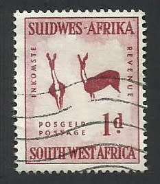 1954 SOUTH WEST AFRICA ROCK CARVINGS