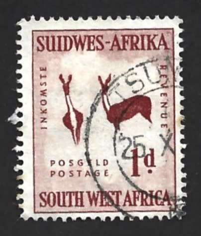 1954 SOUTH WEST AFRICA ROCK CARVINGS