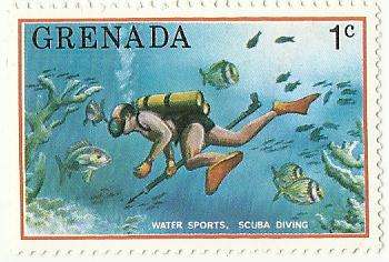 1976 GRENADA INDEPENDENT SCUBA DIVING