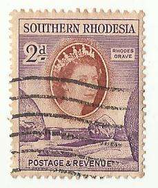 1953 RHODESIA SOUTH RHODES GRAVE
