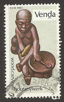 1980 VENDA WOOD CARVING