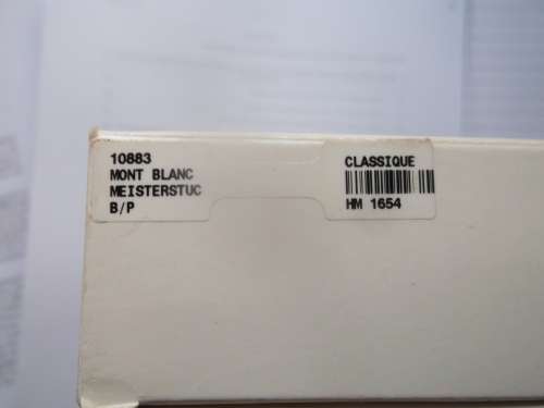 Montblanc Meisterstuck Black Ballpoint Pen 10883