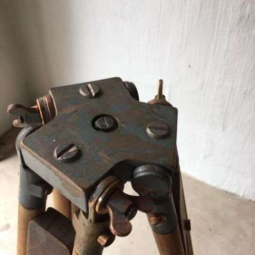 Vintage Surveyors Tripod with Brass Detail [Cooke, Troughton and Simms]