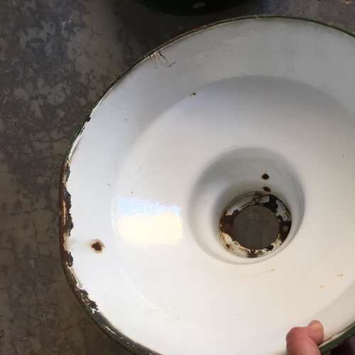 Vintage Green Enamel Lights [for all three]