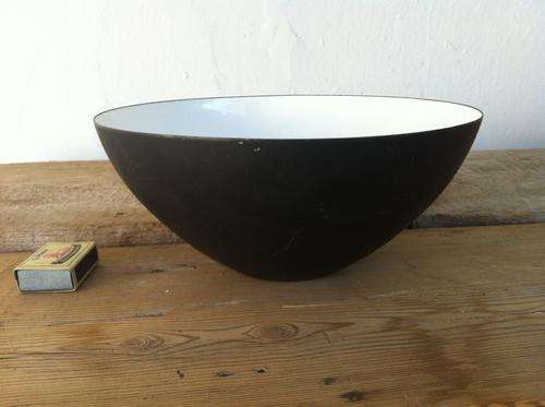 Vintage Danish Krenit Enamel Bowl