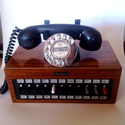 VINTAGE Dictograph switchboard-style telephone