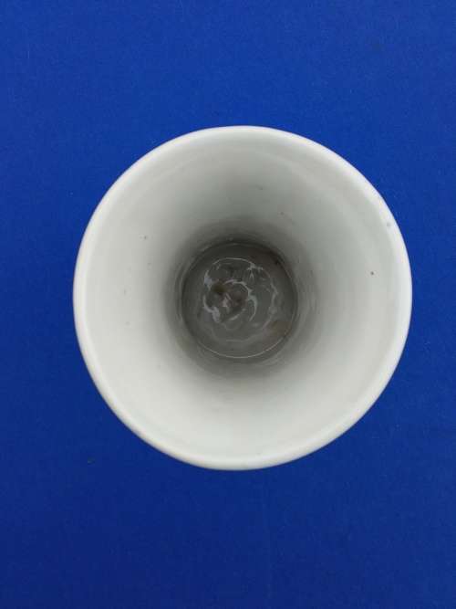 Genuine Ming Blue Vase with butterflies in perfect condition