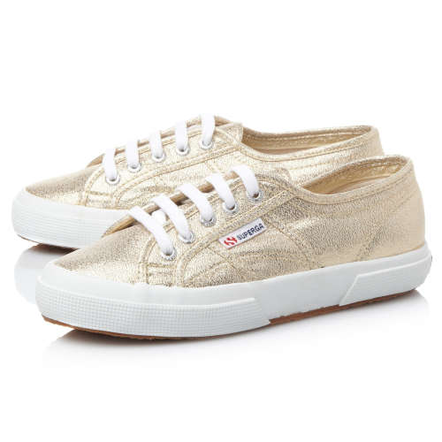Superga Gold Glitter Sneakers Size 3 (Size 36)