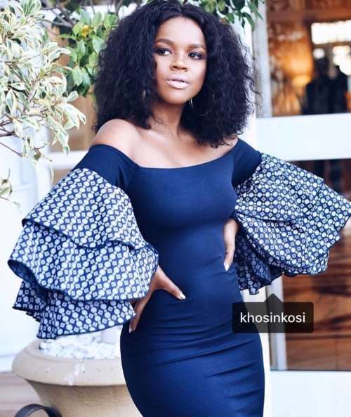 YDE Khosi Nkosi Navy Dress Size Small