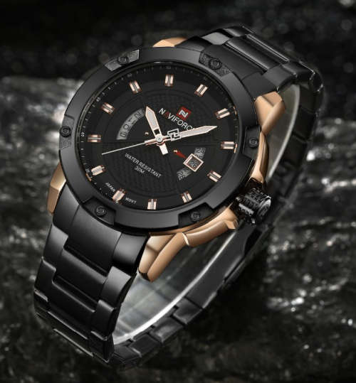Naviforce Men's Steel Bracelet Wristwatch ***Free Shipping***