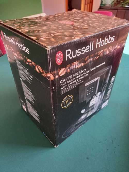 RUSSEL HOBBS CAFFÉ MILANO ONE TOUCH COFFEE MACHINE *PRACTICALLY BRAND NEW*
