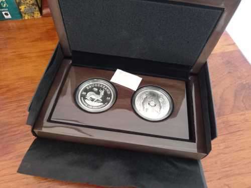 *RARE* PROOF - BIG 5 ELEPHANT AND MINT-MARKED KRUGERRAND SET