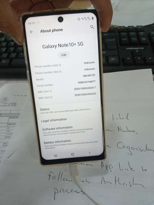 Samsung Galaxy note 10+