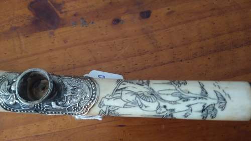 Bone Opium Pipe