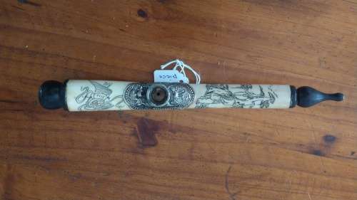 Bone Opium Pipe
