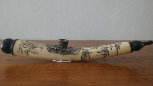 Bone Opium Pipe
