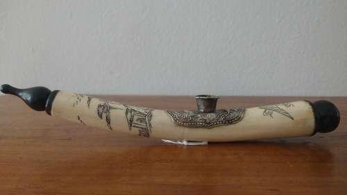 Bone Opium Pipe