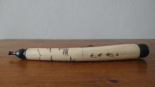 Bone Opium Pipe