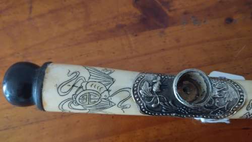 Bone Opium Pipe