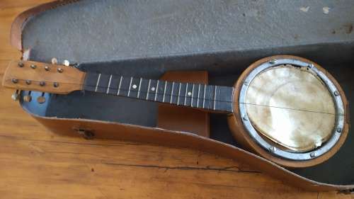 Vintage Banjo with Carry Case