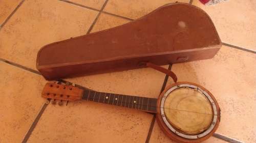 Vintage Banjo with Carry Case