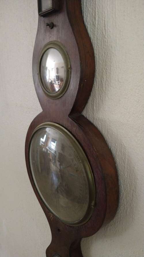 Very Old Antique Barometre / Thermometre