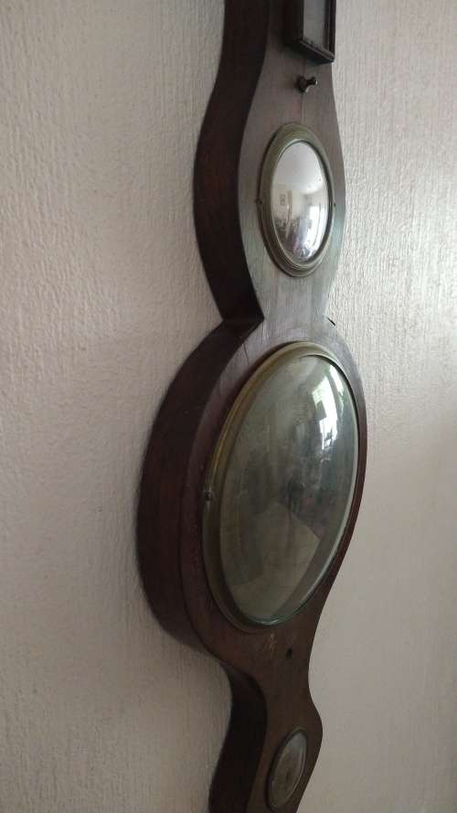 Very Old Antique Barometre / Thermometre