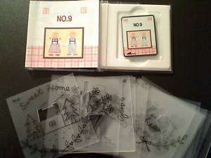 Bernina Deco / Brother No.9 Embroidery Card Home Sweet Home