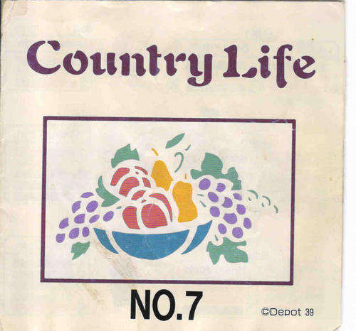 Bernina Deco / Brother No.7 Embroidery Card Country Life