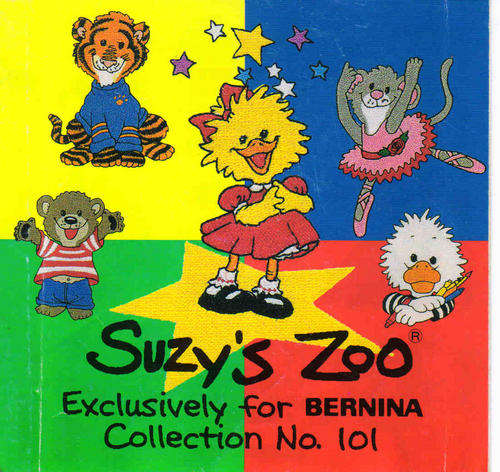 Bernina Deco No.101 Embroidery Card Suzy's Zoo