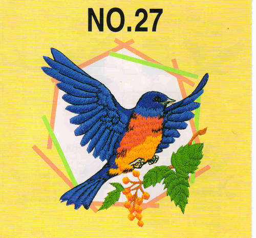 Bernina Deco / Brother No.27 Embroidery Card Birds
