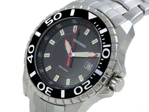 SEKONDA OF LONDON GENTS DIVERS WATCH