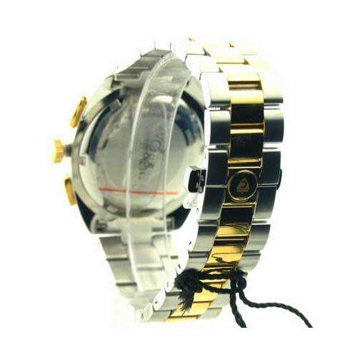 CROTONt TWO TONE STAINLESS STEEL GENTS CHRONOGRAPH WATCH