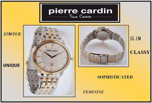 PIERRE CARDIN SLIM LADIES TWO TONE WATCH