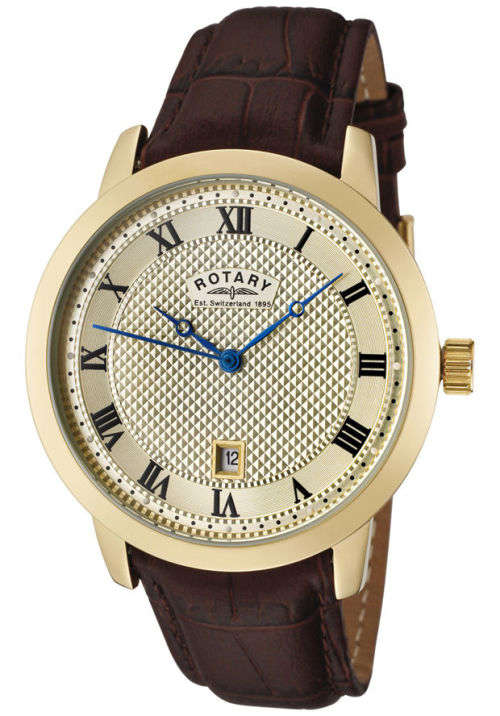 GOLD ROTARY GENTS DRESS WATCH