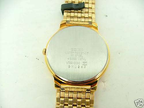 SEIKO SUPER SLIM LADIES TWO TONE Gold Watch