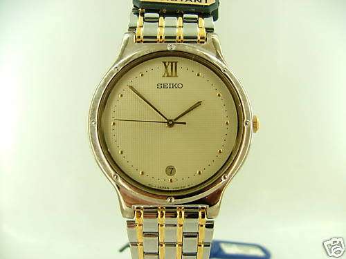 SEIKO SUPER SLIM LADIES TWO TONE Gold Watch