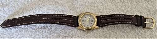 TIMEX LADIES GOLD TONE INDIGO DISPLAY MODEL WATCH